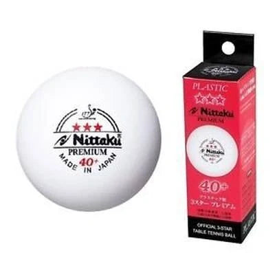 Nittaku Premium 40+ 3 Star Ball (Pack of 3)